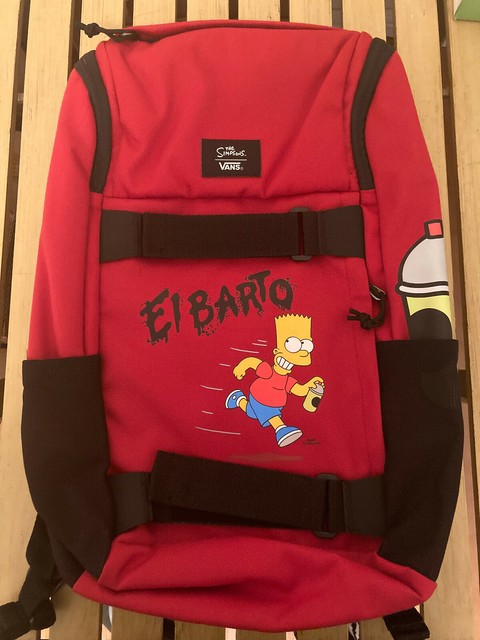 the simpsons x vans obstacle skatepack