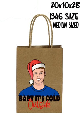 Geschenktüte Fußball inspiriert Weihnachten, Fußballfans Baby Draußen ist es kalt