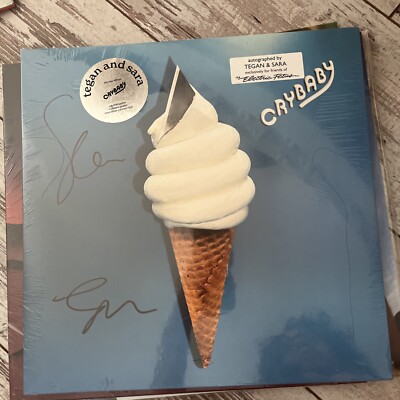TEGAN AND SARA SIGNED CRYBABY VINYL RECORD ALBUM QUIN AUTOGRAPHED