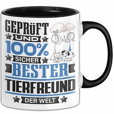 Tierfreund Geschenk Lustiger Spruch für Tierfreund Geschenkidee Bester Tierfreun