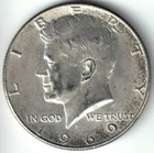 USA - 1969D - Kennedy ½ $ - Silver Version #2 - Super Rare - #17188