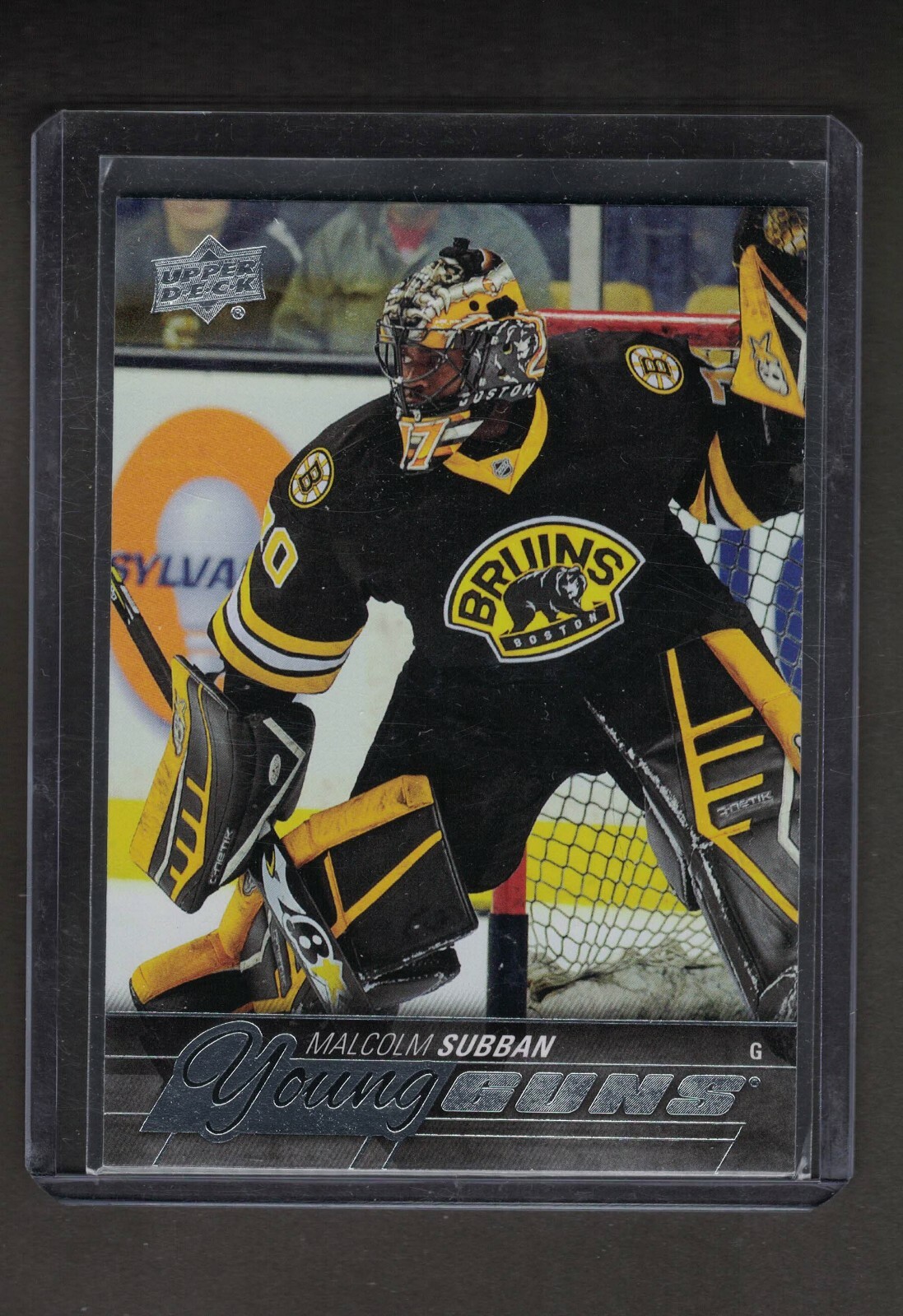 UD 15/16 MALCOLM SUBBAN YOUNG GUNS ROOKIE CARD # 211 BOSTON BRUINS