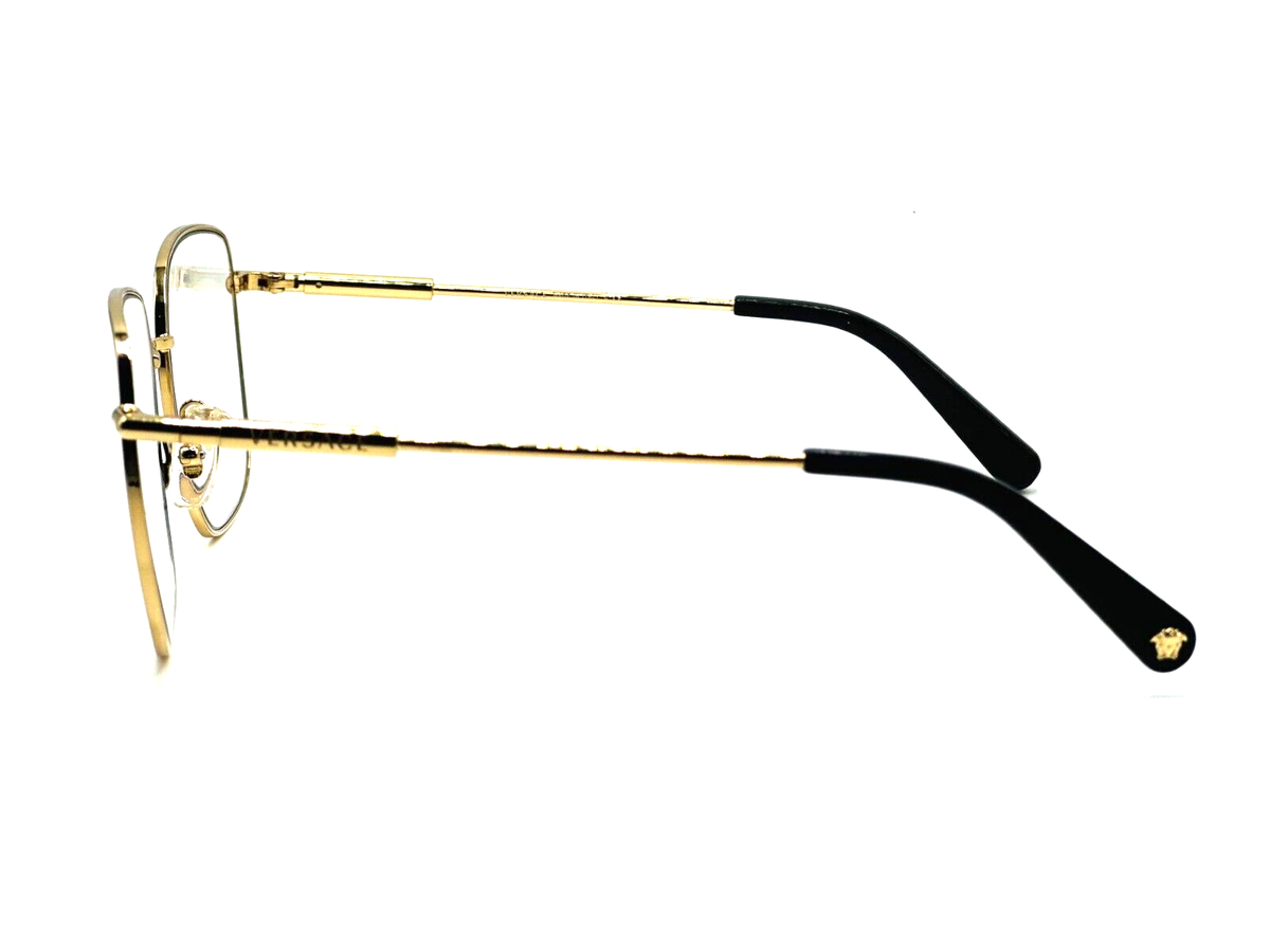 NEW AUTHENTIC VERSACE VE 1281 1002 Gold Women Eyeglasses 