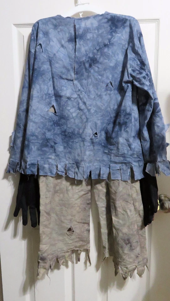 Disfraz de Halloween Zombie Living Dead niño talla grande 10-12 mundo divertido 7 piezas Foto 4 de 4