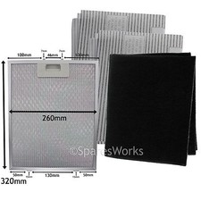 Designair Cata Cooke Lewis Cooker Hood Metal Grease Filter 467 X 260mm For Sale Online Ebay