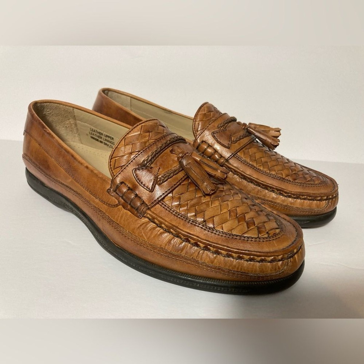 Florsheim Brown Leather Loafers Slip-Ons Men main image 3