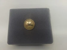 Vintage Mobil Oil Pegasus Time Service Award Tie Tack 1/10 10K Gasoline