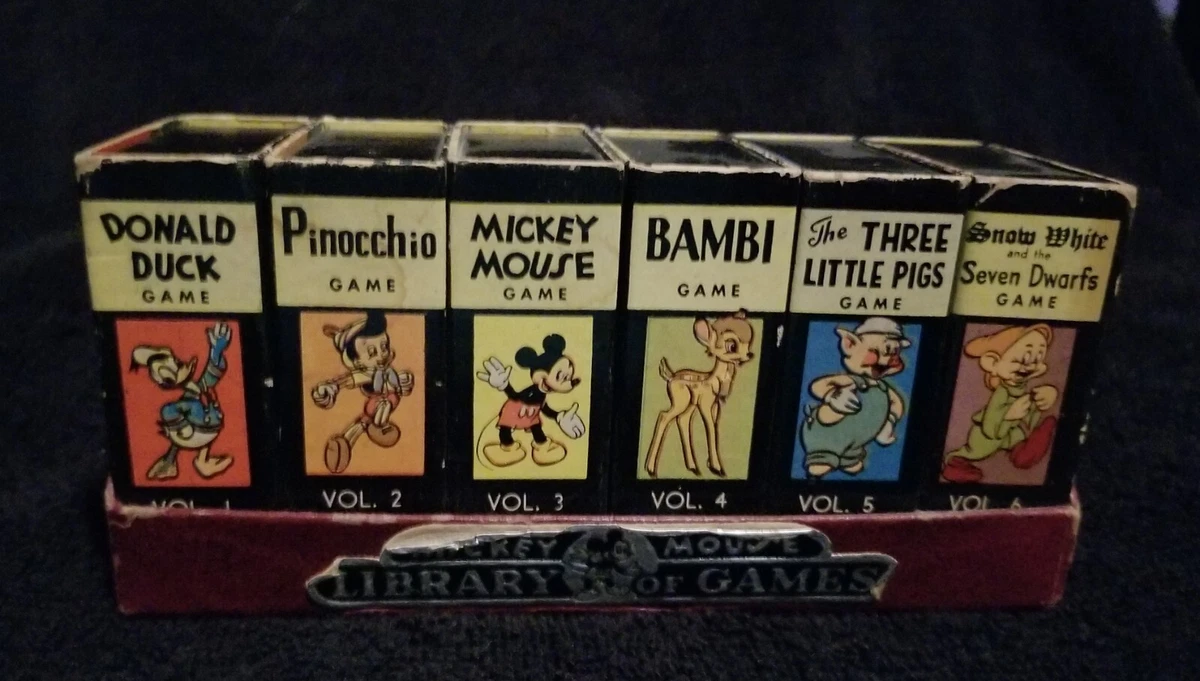 ヴィンテージディズニーMickey Mouse Library of Games
