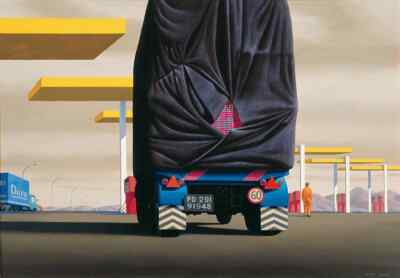 Jeffrey Smart : Box Truck : Archival Quality Art Print 13x19