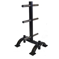 Rastrelliera Porta Dischi Olimpici e Bilancieri Rack in Acciaio 59x62x112 cm