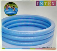 Intex 58446NP 3 Ring Planschbecken Uni / 168 Cm X 38 Cm Kinderplanschbecken