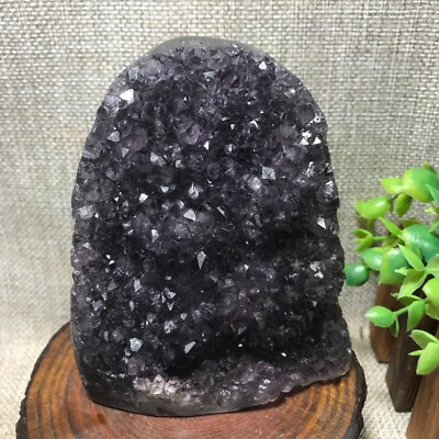 728g Natural Amethyst Cluster Geodes Cut Base Quartz Crystal Healing 46