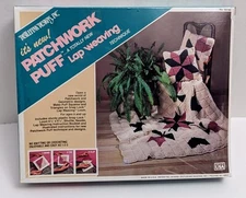 Vintage Distlefink Designs Kit Patchwork Puff  Lap Weaving Kit Set #60090