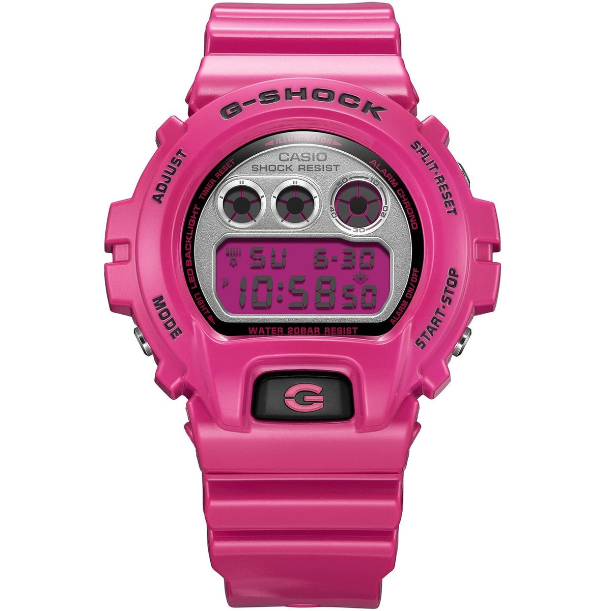 CASIO G-SHOCK 腕時計 CASIO G-SHOCK DW-6900RCS-4JF CRAZY COLORS 2024 Digital Watch Pink