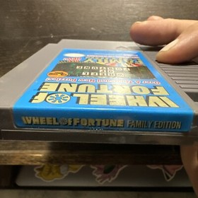 Wheel of fortune family edition NES game cartridge original Nintendo