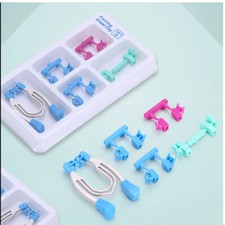 Dental Matrix Sectional Contoured Metal Spring Clip Rings Matrices Clamps Wedges
