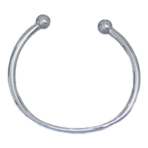 Louis Vuitton Jonk Monogram bracelet M64840 Color Silver Logo engraving No box - Picture 3 of 14