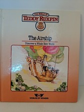 Vintage 1985 Teddy Ruxpin Hardback book "The Airship" Worlds of Wonder BOOK ONLY