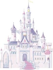 PRINCESS CASTLE Decal Removable Graphic Wall Sticker DIY Decor Art Disney Girls