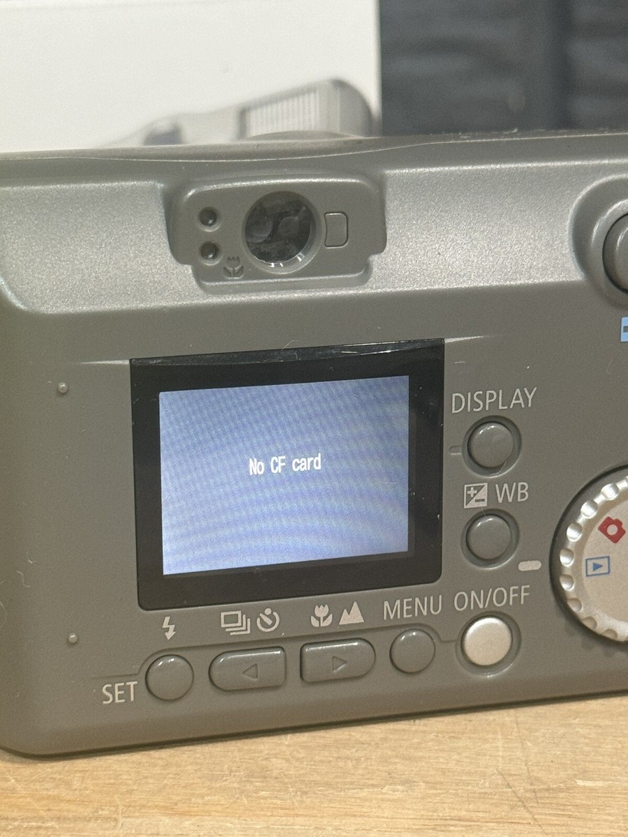 Canon PowerShot Vintage CCD Digicam A20 2.0MP Digital Camera - No