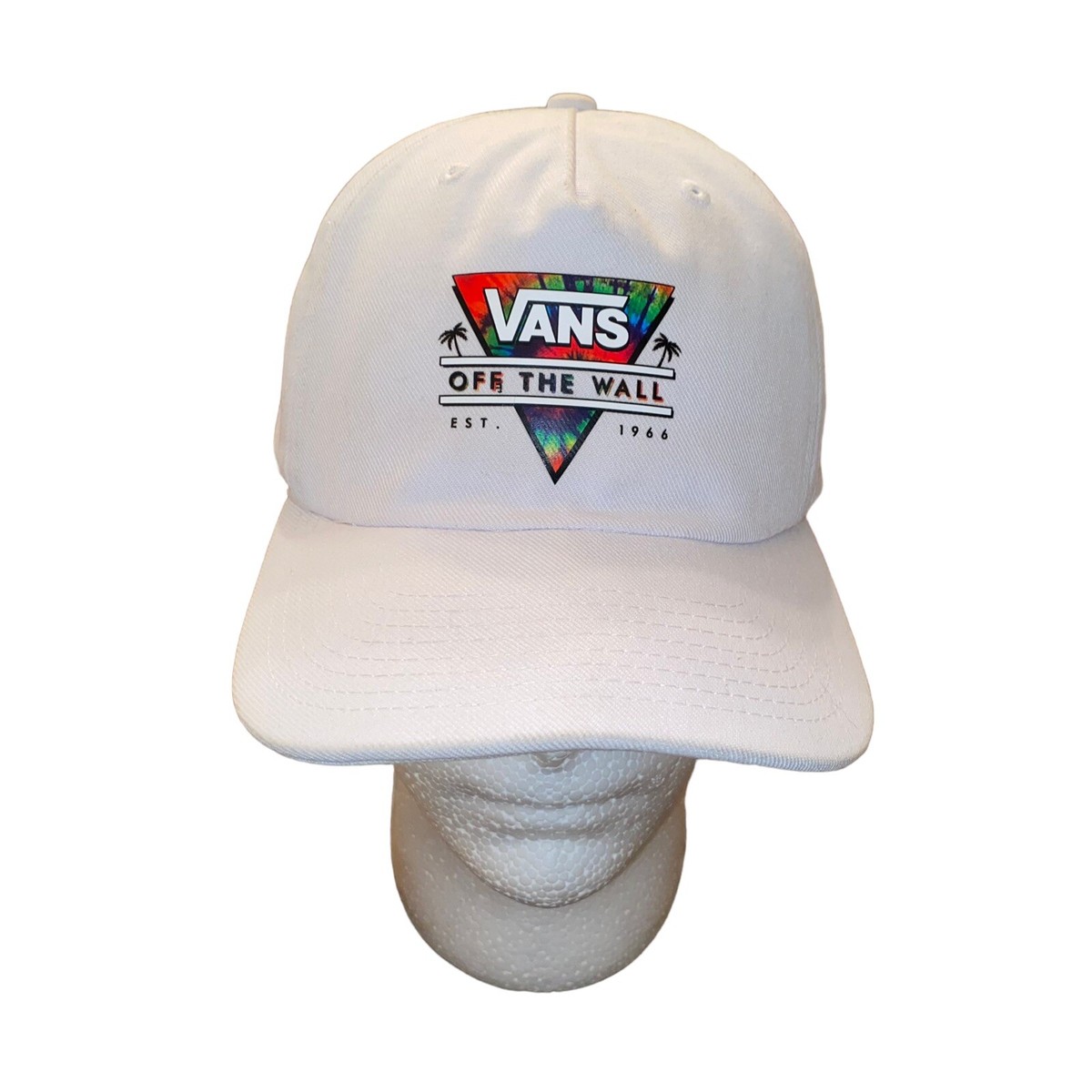 Vans Off The Wall Hat Cap Strap Back White