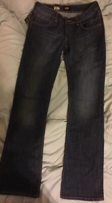 Women LEE Slim Bootcut 413 Jeans Blue W26 L32