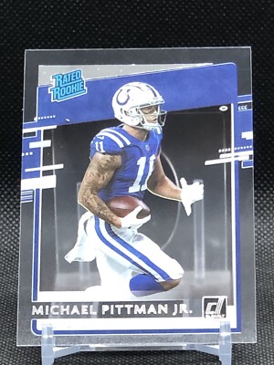 Michael Pittman Jr 2020 Panini Chronicles Clearly Donruss Rated Rookie #RR-MP