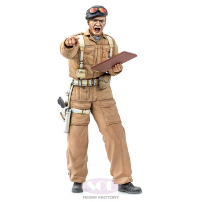 SOL RESIN FACTORY MM673, M10 Achilles British Tank Gunner (1 Fig.), Maßstab 1:16