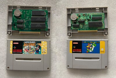 Super Mario World Super Mario All Stars Super Nintendo SNES Game Bundle  PAL UK