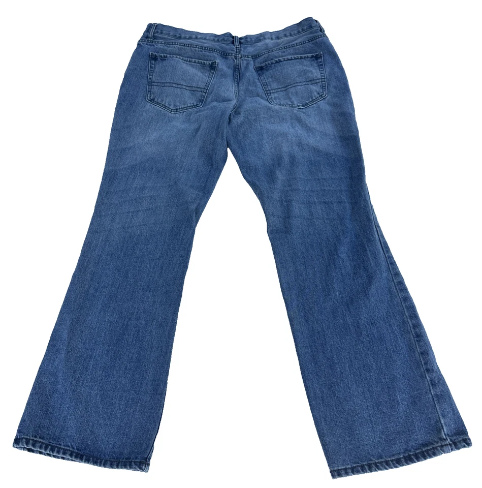 Pantalones de mezclilla Ocean Pacific Bootcut para hombre 38 x 32 azul lavado medio todos los días al aire libre Foto 2 de 4