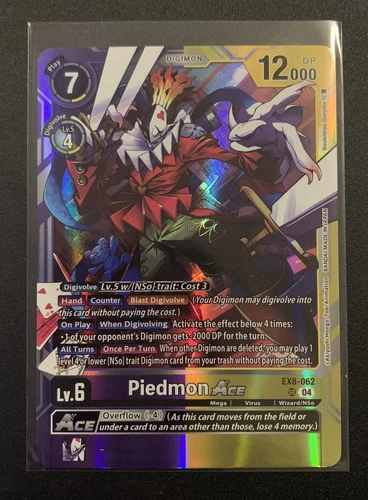 Piedmon Ace - EX8-062 SR - Chain of Liberation - Digimon TCG