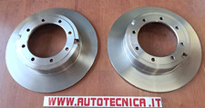 COPPIA DISCHI FRENO POSTERIORI LANCIA FULVIA SECONDA SERIE LISCI REAR BRAKE DISC