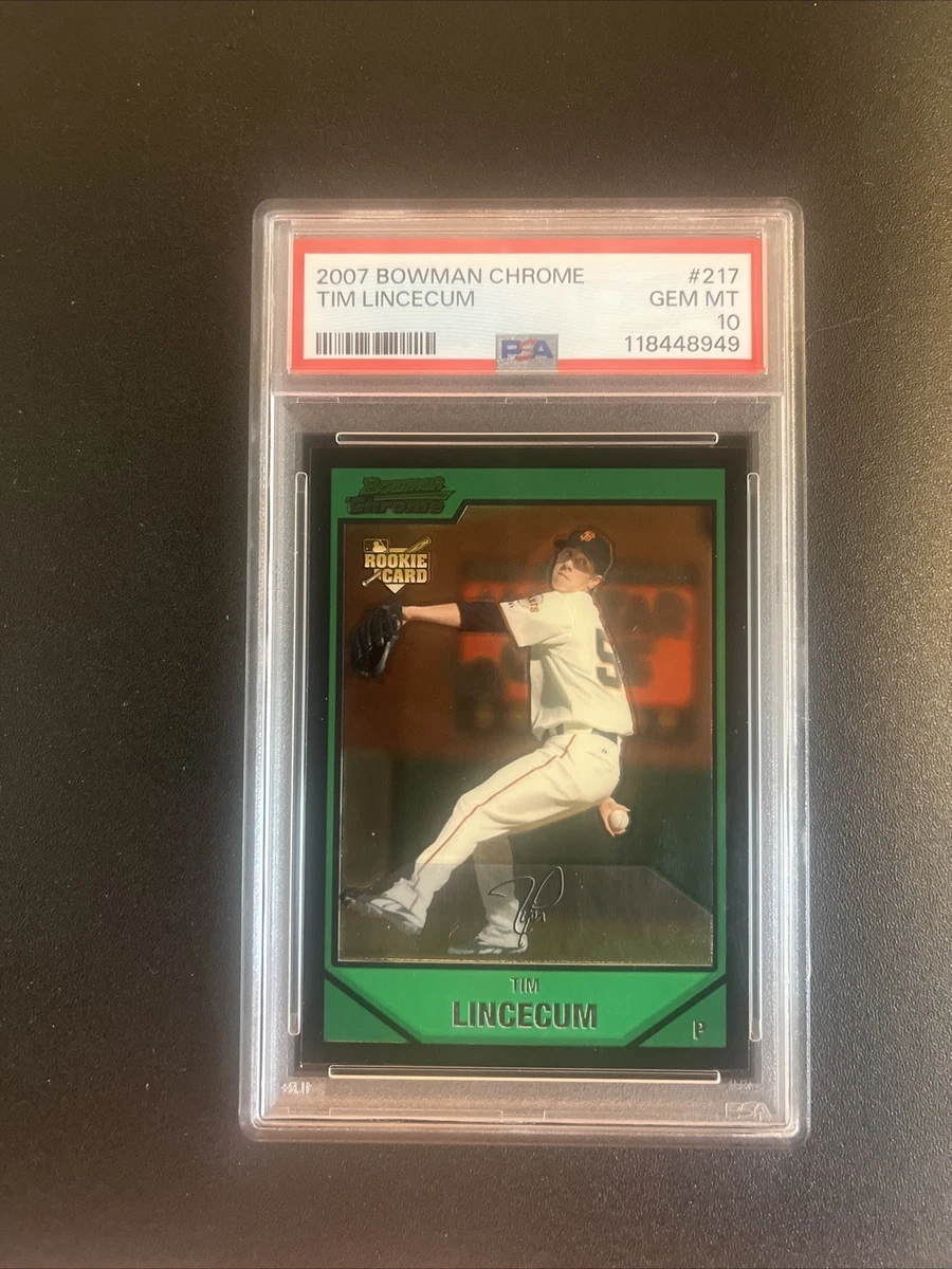 Tim Lincecum Baseball Sports Trading Cards & Accessories Rookie