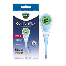 Vicks Comfort Flex Fever In-Sight Oral Digital Thermometer, All Ages, V966US