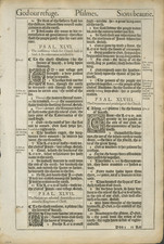 I Found Shakespeare in a 1611 King James Bible Leaf