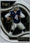 2020 Panini Select #309 Dak Prescott White Prizm Die Cut