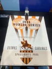 1944 WORLD SERIES PROGRAM SCOREBOOK BROWNS vs CARDINALS REPRINT See Photos