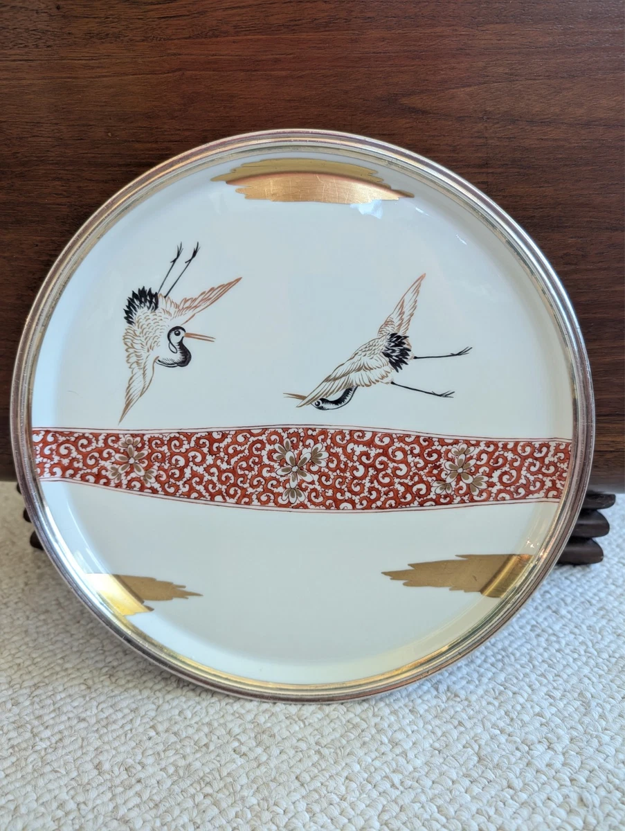 陶瓷多色日本古董盘子| eBay