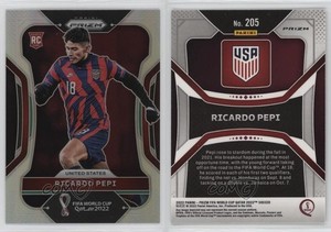 2022 Panini Prizm World Cup Qatar Silver Prizm Ricardo Pepi #205