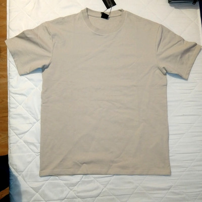 FSBN Men s T-Shirt Size L | Beige Casual Tee | Short Sleeve Relaxed Fit | BNWT