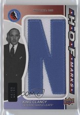 2024-25 Upper Deck SP Game Used HOF Marks 13/35 King Clancy #HOFM-KC 7mu