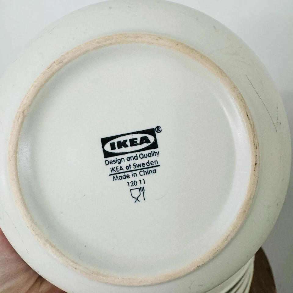 Paquete de cuencos y platos de cena blancos IKEA Foto 2 de 4