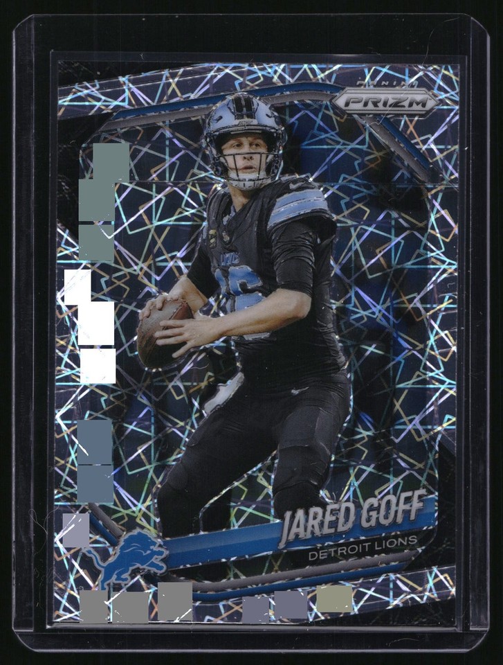 2025 Panini Prizm Lazer Prizm #10 Jared Goff 2025 Panini Prizm Lazer Prizm #10 Jared Goff