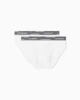 Emporio Armani Herren-Slips, Weiß, L