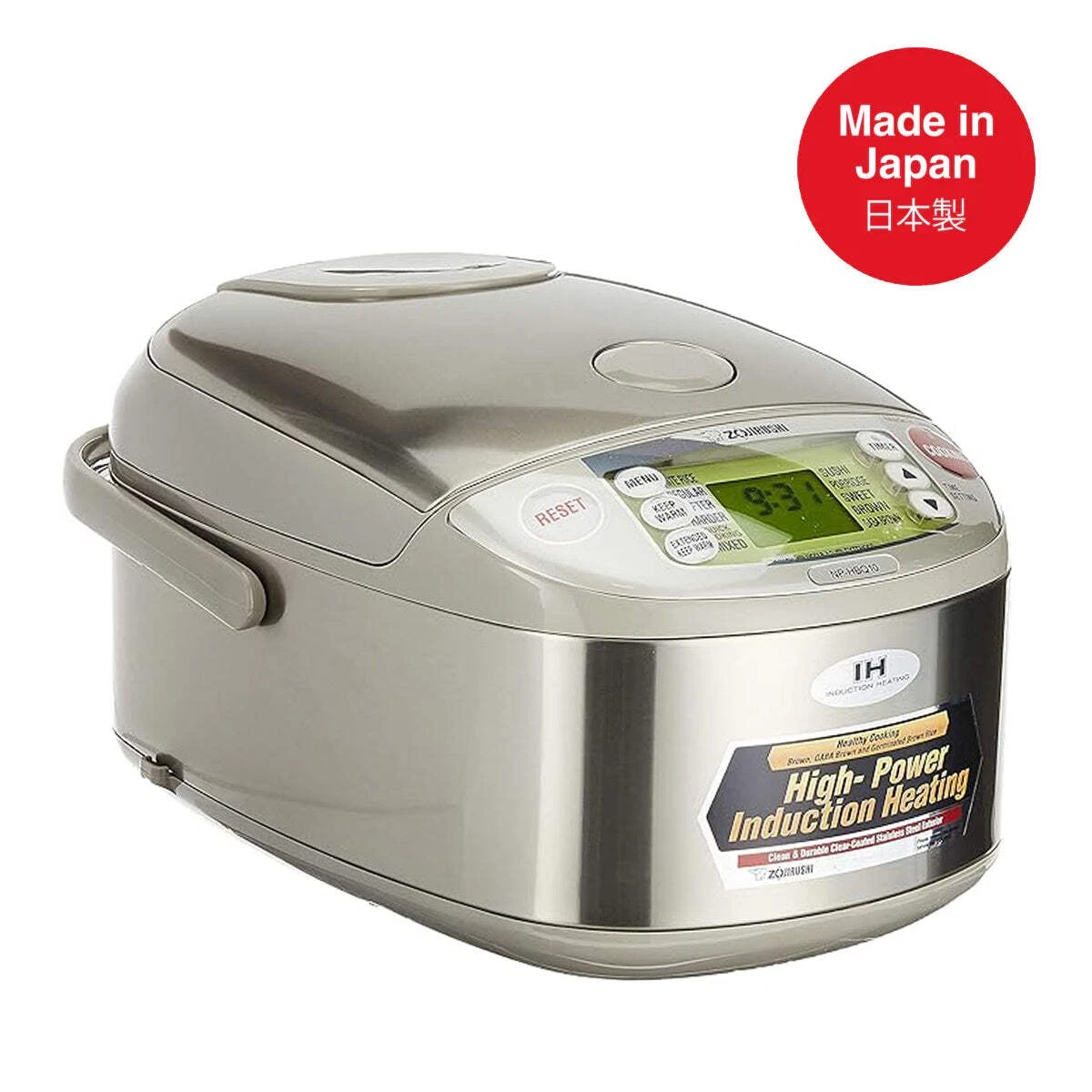 Zojirushi NP-HBQ10 / NP-HBQ18 IH Rice Cooker UK (220-240V Plug)
