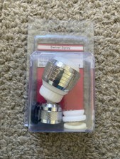 Lasco 09-1229 Dual Thread Swivel Spray Aerator Chrome, Plastic