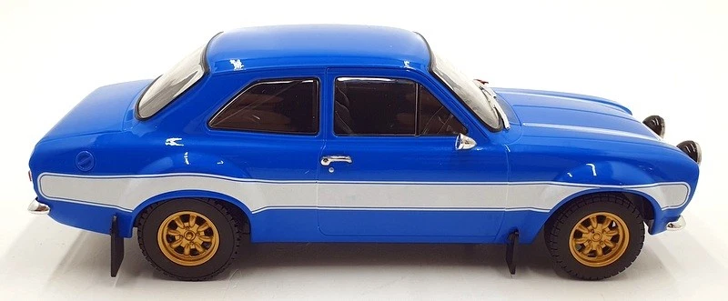 Greenlight 1/18 Scale 12800-BA - Brian's 1974 Ford Escort RS2000 MK1 - Blue - Image 4 of 4
