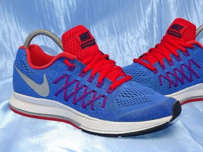 NIKE AIR ZOOM PEGASUS 32 SNEAKER GR 35 36 SCHUHE FREE LAUFSCHUHE BLAU ROT Z6