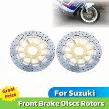 For SUZUKI SV 650 S 1999-2002 SV650S 99-02 Pair Round Front Brake Discs Rotors
