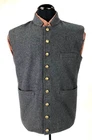 Confederate Civil War Charcoal Grey Vest Size 48